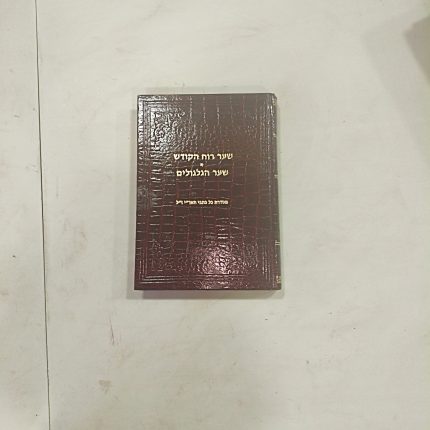 שער רוח הקודש שער הגלגולים
